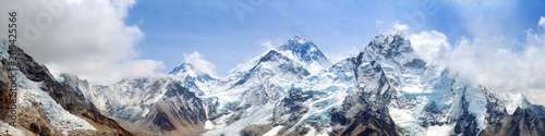 Mount Everest with beautiful sky and Khumbu Glacier © Daniel Prudek