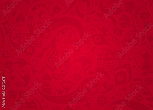 SPORT FOND ROUGE RUSSIE
