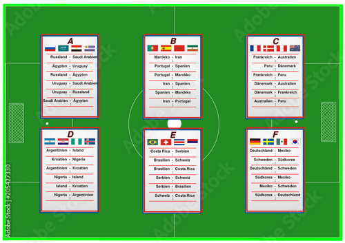SOCCER-Fußball - Spielpläne