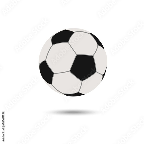 Football vector icon  soccerball