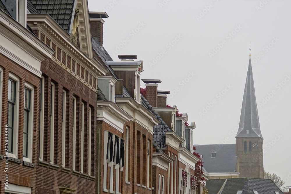 Obraz premium Straßenzug in Harlingen