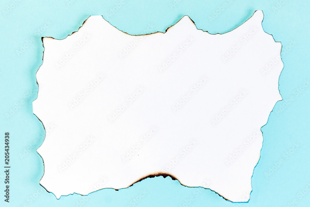 Blank burnt sheet of paper. Mockup for design. Blank burnt sheet of paper. Mockup for design.