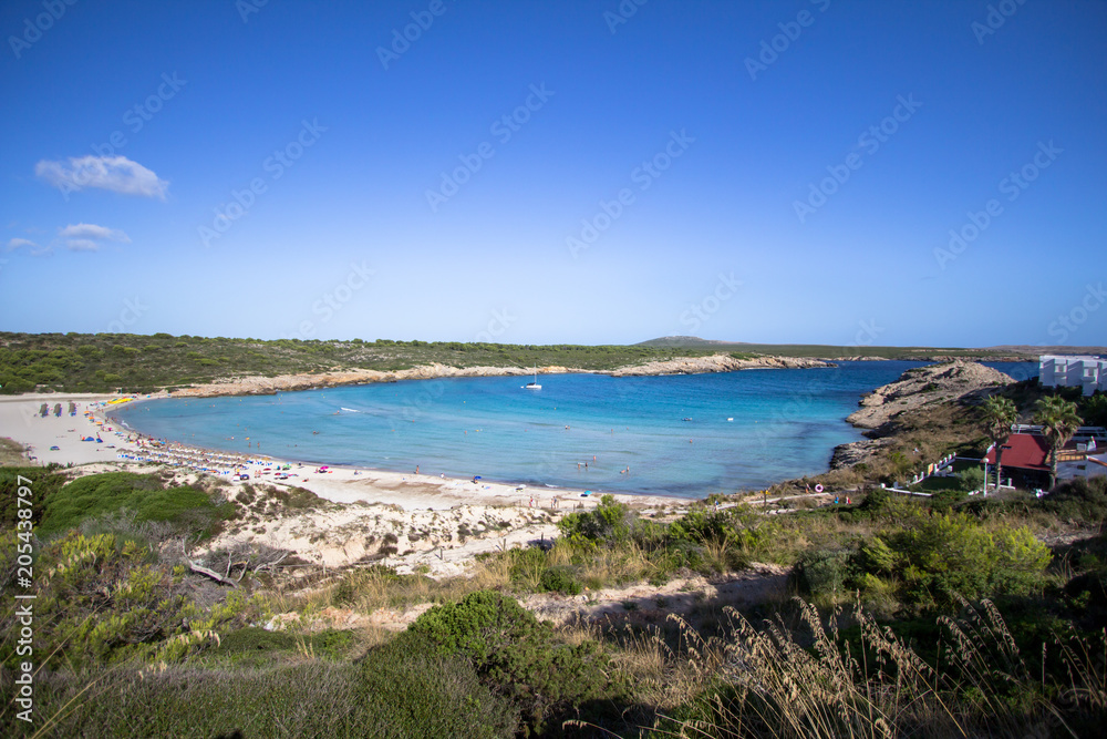 Son Parc beach in Menorca, Spain Son Parc beach in Menorca, Spain