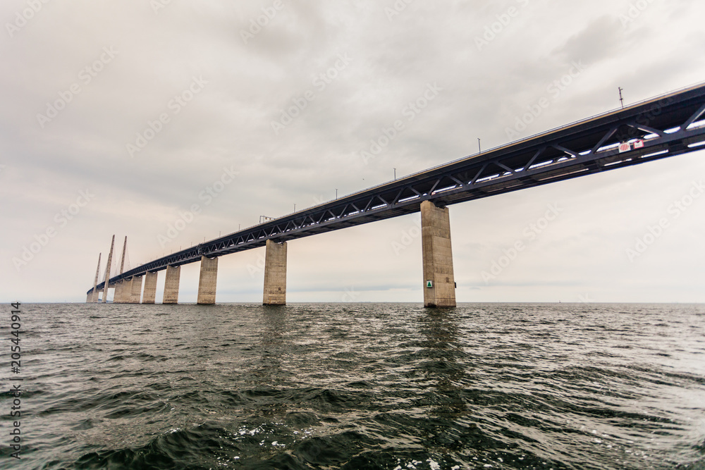 the oresund bridge between denmark and sweden