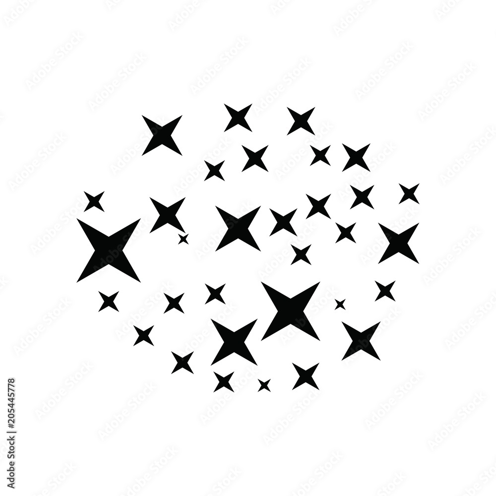 Stars Pattern Vector Stars Pattern Vector