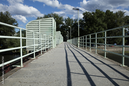 Front view of a bridge