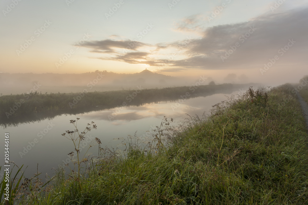 Glastonbury Tor from the River Brue