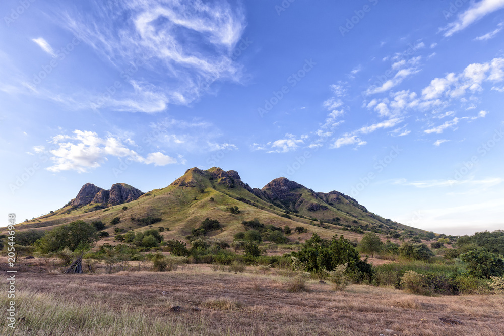 The dramatic Wewo Dhacatung mountain in the arid part of Flores, Indonesia. The dramatic Wewo Dhacatung mountain in the arid part of Flores, Indonesia.