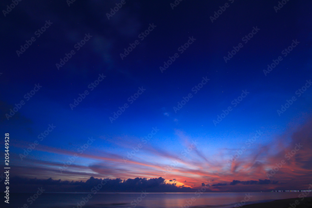 Beautiful sky at twilight time for background Beautiful sky at twilight time for background
