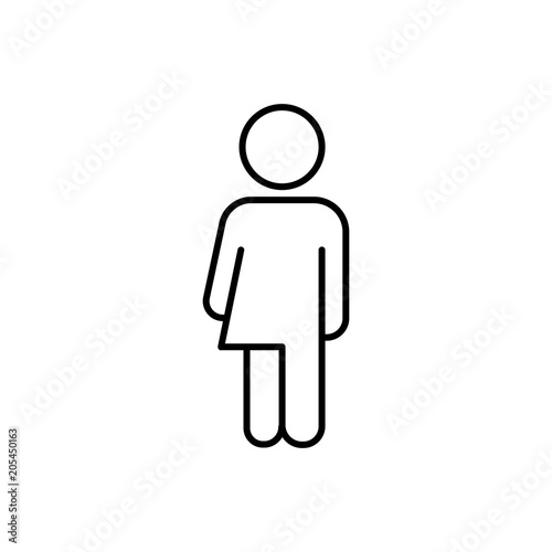 transgender transsexual person symbol line black