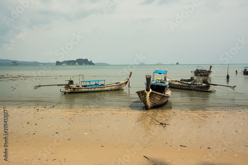 Fototapeta Naklejka Na Ścianę i Meble -  Small Fishing Boats in Thailand