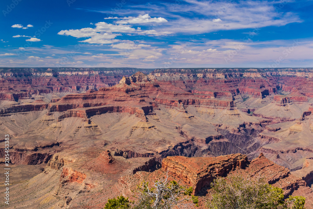 Grand Canyon, seen from South Rim's Maricopa Point. 