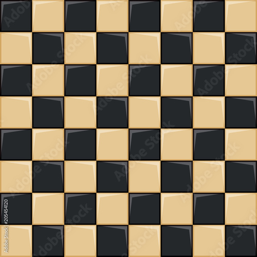 Slika na platnu chessboard background, vector illustration