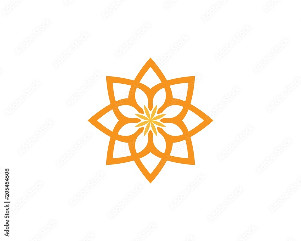 flower logo template flower logo template