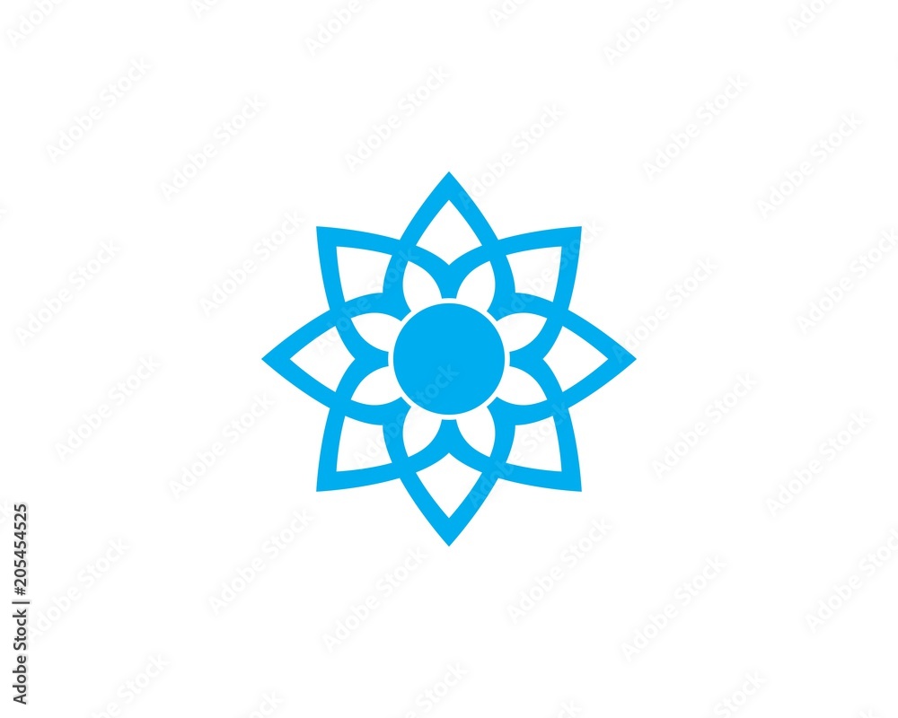 flower logo template flower logo template
