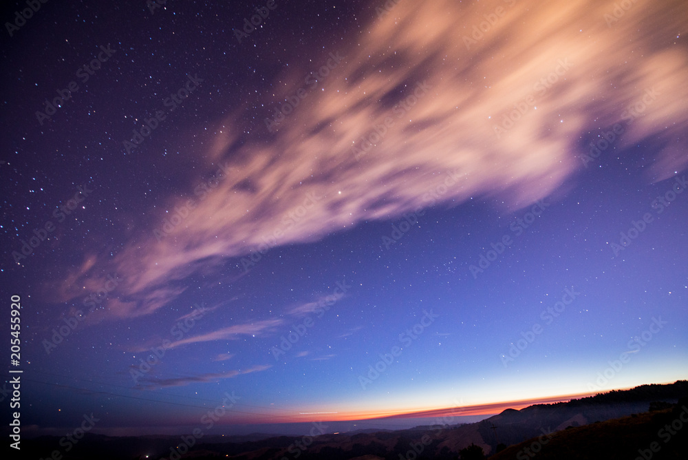 Naklejka premium perseid meteor shower 2015-7