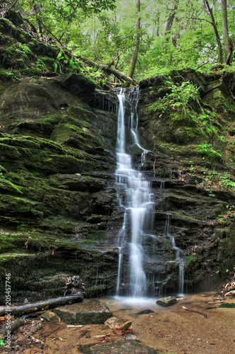 Waterfall located on Warwoman Dell Nature Trail near Clayton, Georgia. photo