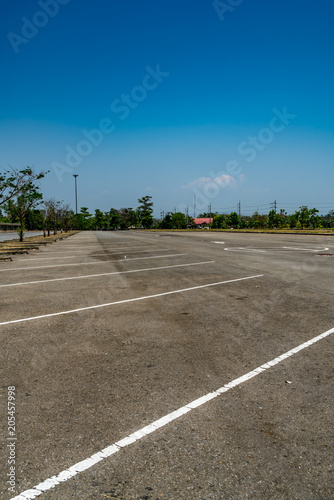Empty car park © santagig