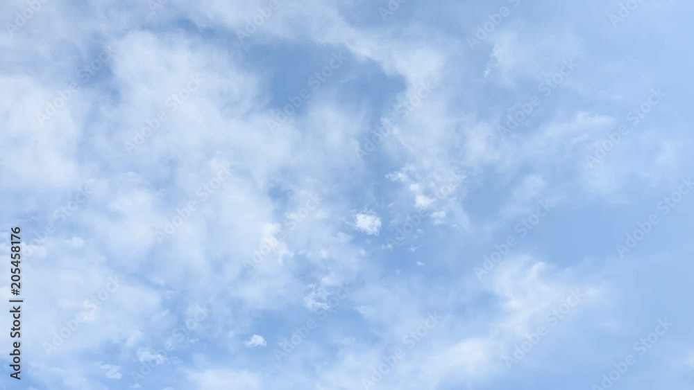 ゆったりと漂う雲。空のタイムラプス動画 ゆったりと漂う雲。空のタイムラプス動画