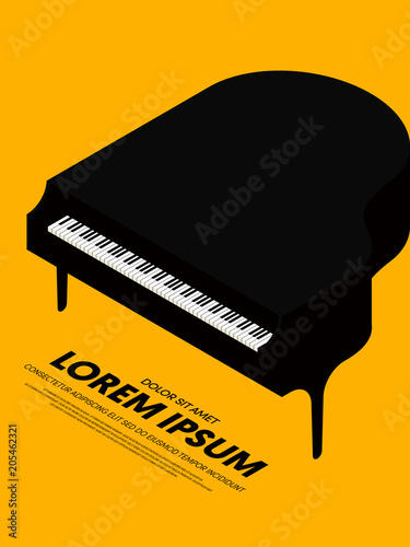 Music retro vintage abstract poster background