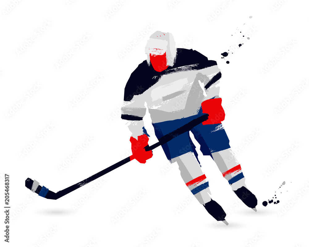 Fototapeta premium Ice hockey player. Sport concept