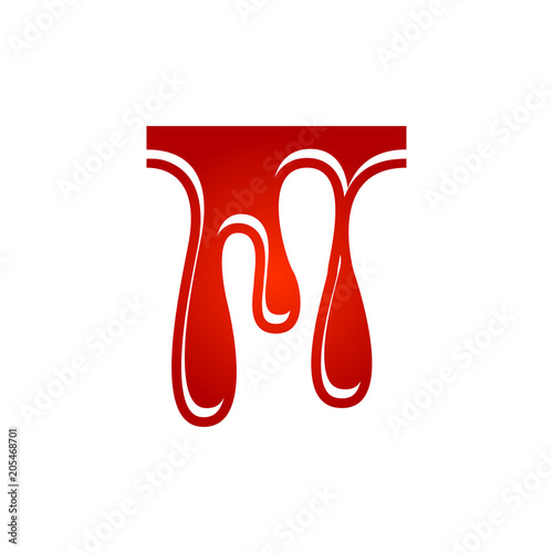 water drop, liquid melt, vector template ready for use