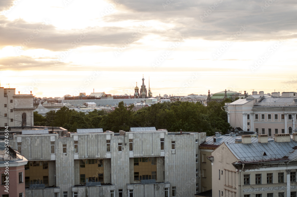roofs of St. Petersburg