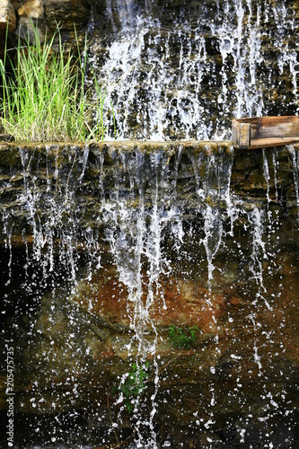 Mountain spring cascade