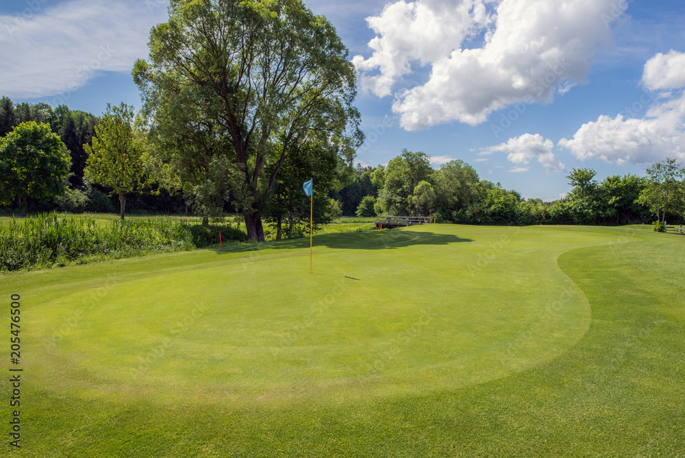 Green am Golfplatz