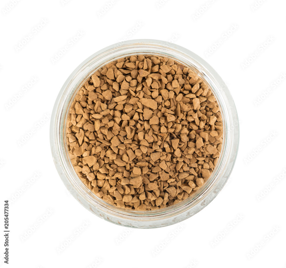 Instant Coffee Jar Isolated