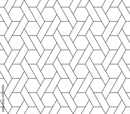 The geometric pattern with lines. Seamless vector background. White and grey texture. Graphic modern pattern. Simple lattice graphic design.