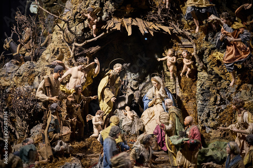 Natività da presepe del '700, Napoli Italia