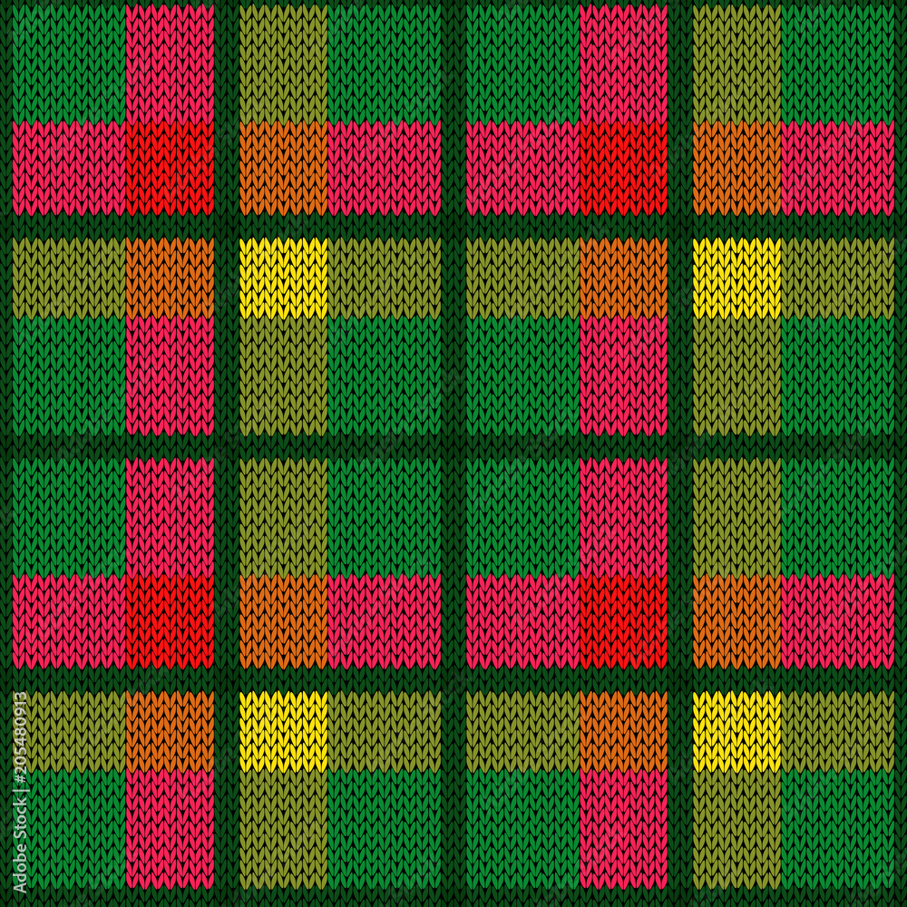 Knitting seamless fabric pattern Knitting seamless fabric pattern