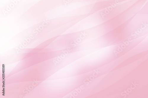 滑らかな透明感のあるピンクのウェーブ 