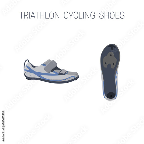 Triathlon cycling shoes