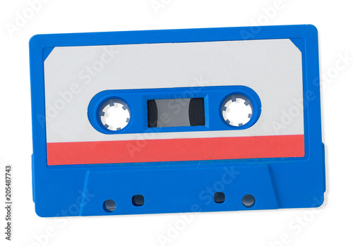 80' Tape audio colored blue