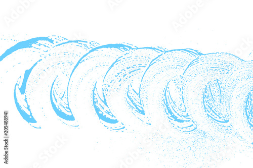 Natural soap texture. Amazing light blue foam trace background. Artistic incredible soap suds. Cleanliness, cleanness, purity concept. Vector illustration.