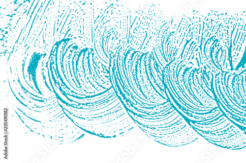 Natural soap texture. Amusing green blue foam trace background. Artistic positive soap suds. Cleanliness, cleanness, purity concept. Vector illustration.