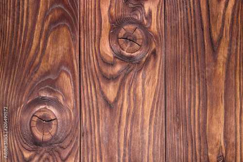 Natural dark wooden background. Wood planks texture.