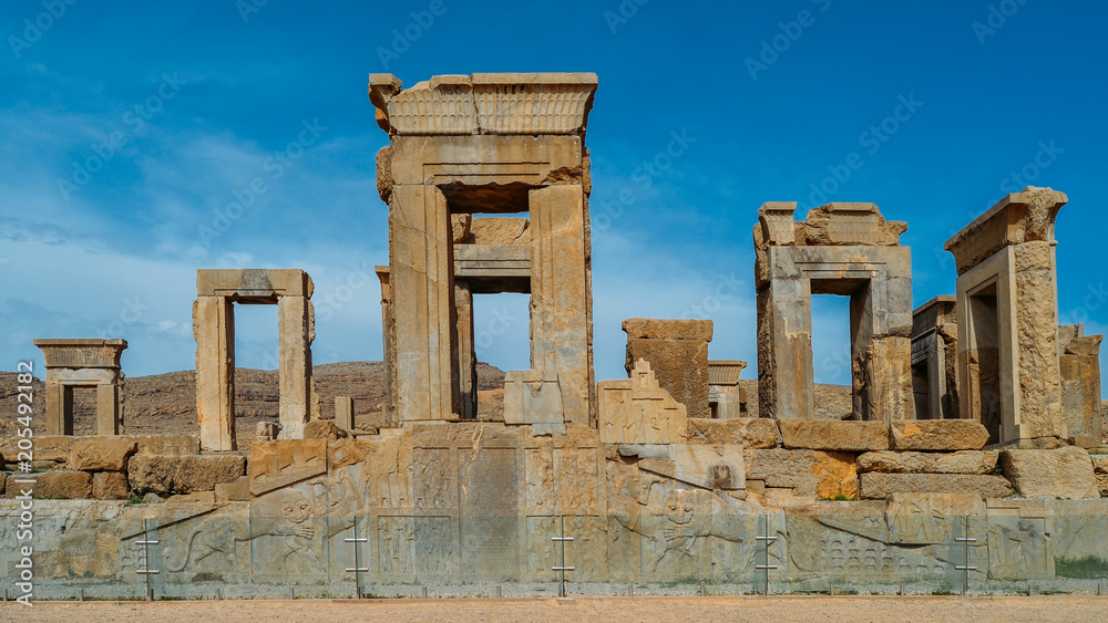 Persepolis was the ceremonial capital of the Achaemenid Empire ca. 550 330 BC It is situated 60 km northeast of the city of Shiraz in Fars Province, Iran