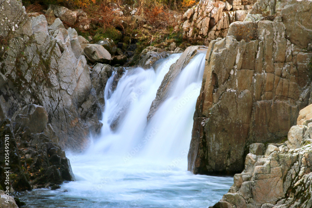 Fototapeta premium 篭場の滝・夏井川渓谷(福島県・いわき市)