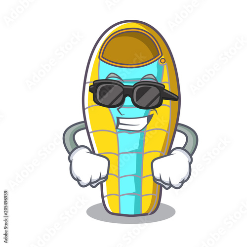 Super cool sleeping bad character cartoon