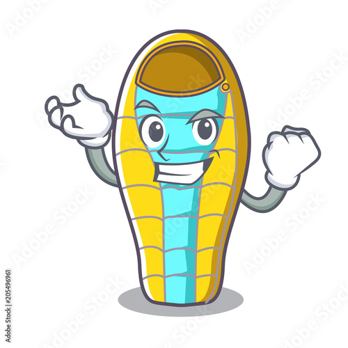 Successful sleeping bad character cartoon