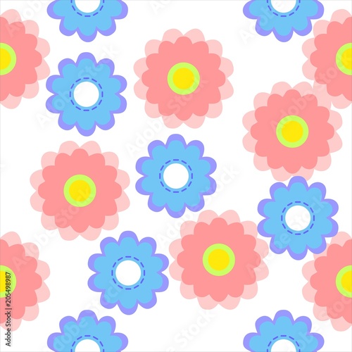 Seamless pattern floral background 