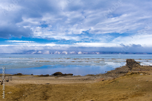 roads in the steppe, Baikal photo