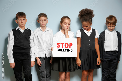 Little children in school u...