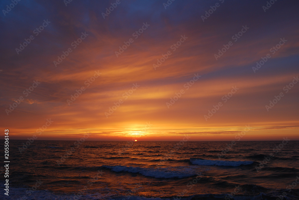 zachód słońca nad morzem2