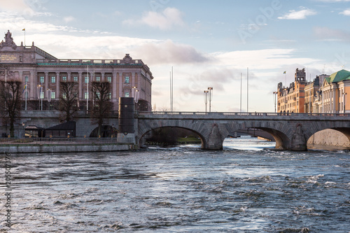 Photography stockholm city scape, palace