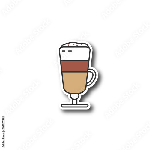 Latte macchiato patch