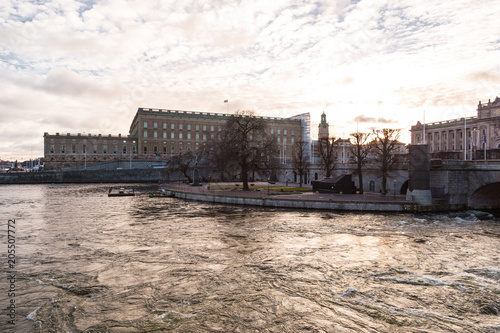 Photography stockholm city scape, palace
